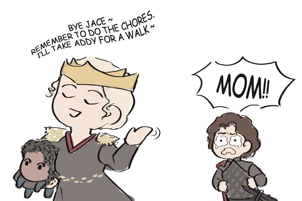 mom got new puppy and suddenly you are adopted