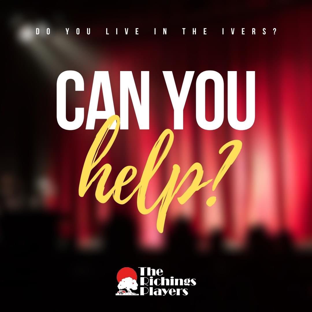 𝘋𝘰 𝘺𝘰𝘶 𝘭𝘪𝘷𝘦 𝘪𝘯 #𝘐𝘷𝘦𝘳, #𝘙𝘪𝘤𝘩𝘪𝘯𝘨𝘴𝘗𝘢𝘳𝘬 𝘰𝘳 #𝘐𝘷𝘦𝘳𝘏𝘦𝘢𝘵𝘩? Are you willing to have an Oakwood Estates board put up at your house to publicise Richings Players shows? If you are, please contact us - we would love some support from our local residents.