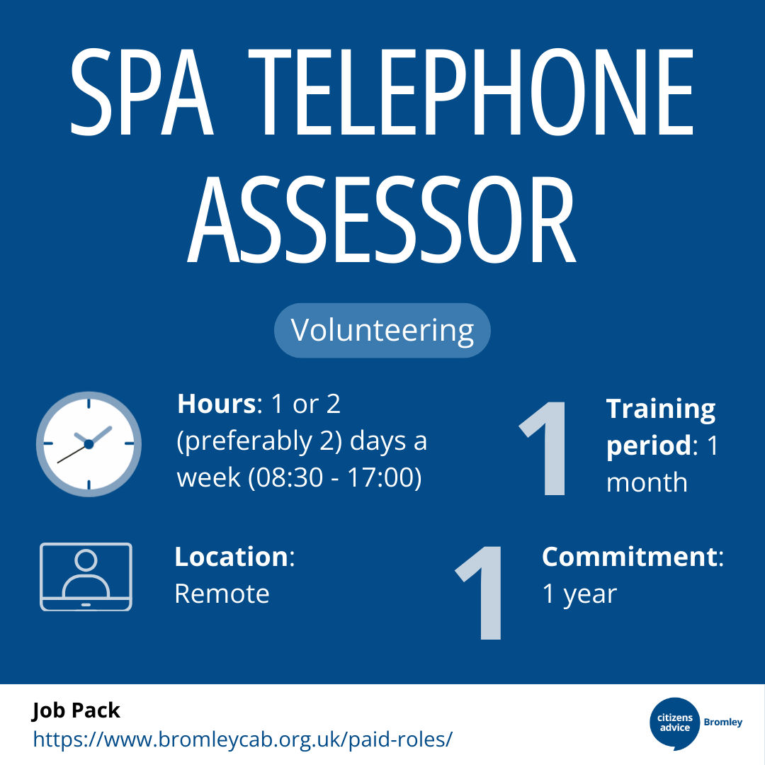 CAB_Bromley's tweet photo. ๐ Want to be the voice that helps others?
Join us as a Telephone Assessor in our SPA team!
Apply: https://t.co/adMIHUHhS8
#TelephoneAssessor #RemoteWork #HelpFromHome #CitizensAdviceBromley #CommunityService https://t.co/uCUktJR492