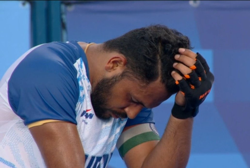 effucktivehumor's tweet photo. Bronze or not, but 6th August 2024 felt like 19th November 2023.

 #INDvsGER https://t.co/2PHFkBnXDh