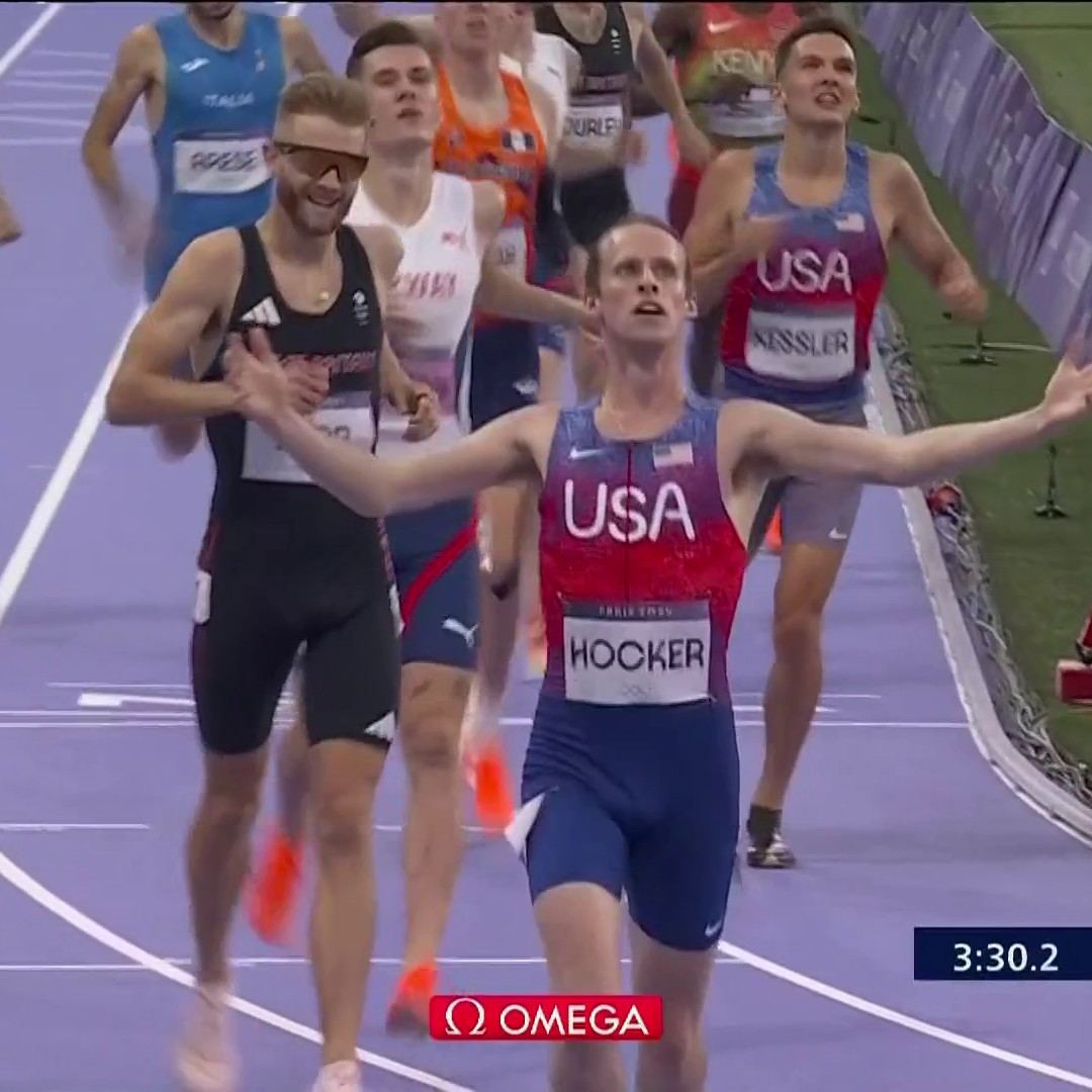 NBCOlympics's tweet image. COLE HOCKER OH MY GOSH. #ParisOlympics