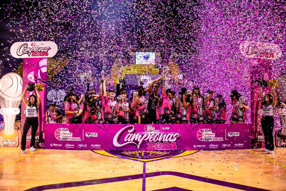 samuel_garcias's tweet photo. . @FuerzaRegiaFem CAMPEONAS DE MÉXICO 🦁🏀

Felicidades por cerrar con broche de oro el gran torneo con su primer CAMPEONATO. Que vengan muchas éxitos 🏆👊🏻 https://t.co/PiElzyWmkA