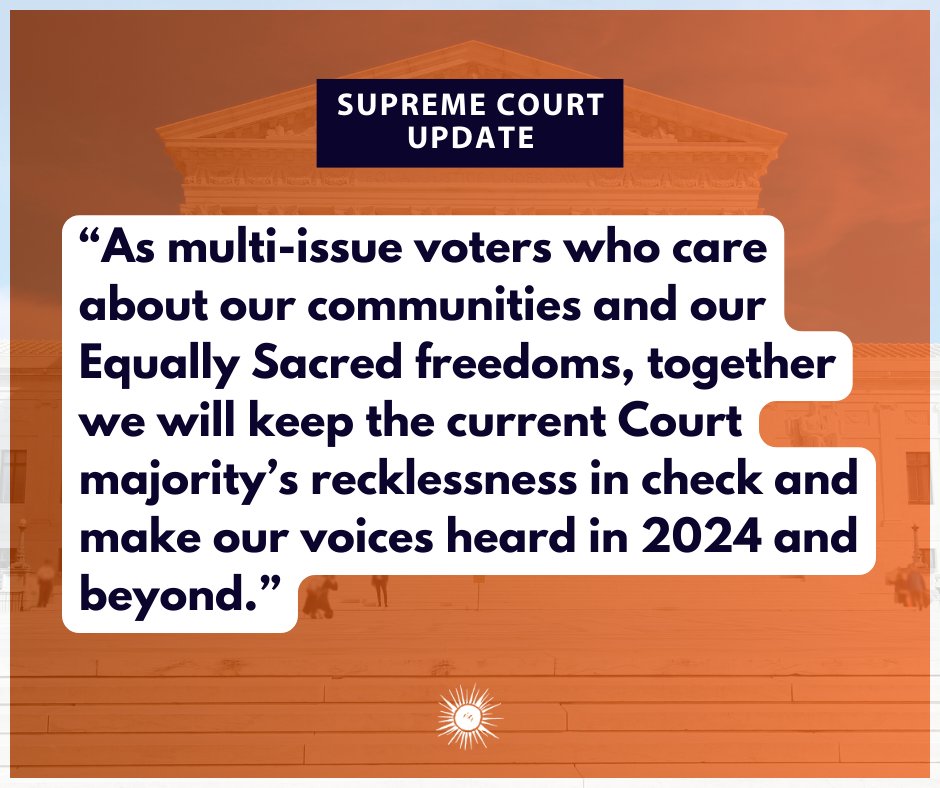 NETWORKLobby's tweet image. Check out our two-part blog series on the recent Supreme Court session and its impacts on our equally sacred freedoms. Stay informed on key rulings and their implications!

Part 1: networklobby.org/scotus-freedom…
Part 2: networklobby.org/scotus-freedom…