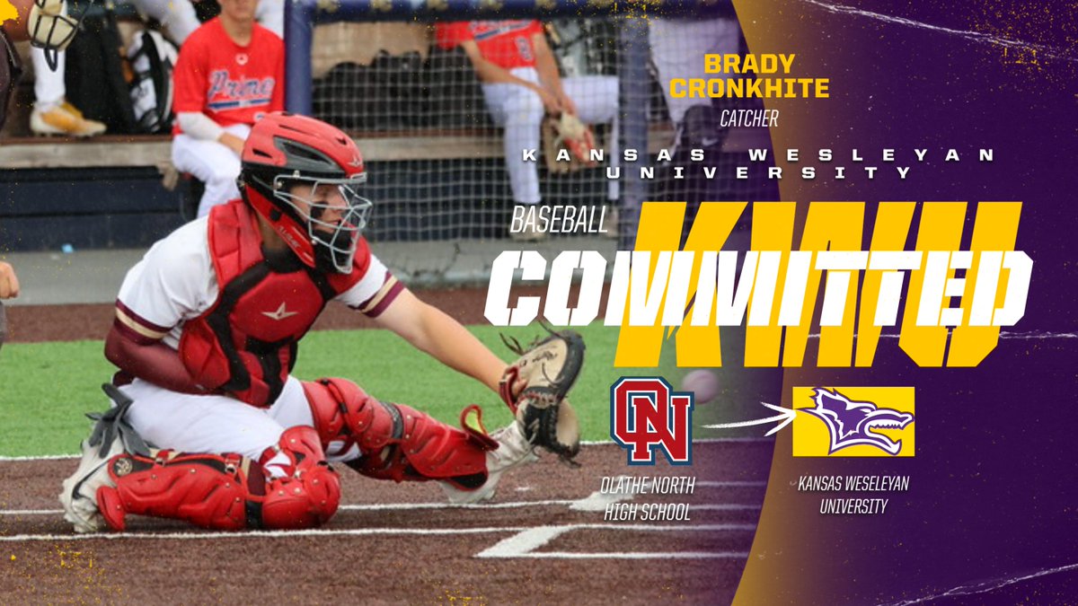 Brady Cronkhite (@pudge2025) on Twitter photo I would like to announce I will be continuing my baseball and academic career at Kansas Wesleyan University after I graduate. Thank you <a href="/KWUNeale27/">Bill Neale</a>, @coachhuffera, and <a href="/BretRinger/">Bret Ringer</a> for helping me create my own path at <a href="/goKWU/">Kansas Wesleyan</a> & <a href="/KWUBaseball/">KWU Baseball</a>.
#myplate #rollyotes #committed I would like to announce I will be continuing my baseball and academic career at Kansas Wesleyan University after I graduate. Thank you <a href="/KWUNeale27/">Bill Neale</a>, @coachhuffera, and <a href="/BretRinger/">Bret Ringer</a> for helping me create my own path at <a href="/goKWU/">Kansas Wesleyan</a> & <a href="/KWUBaseball/">KWU Baseball</a>.
#myplate #rollyotes #committed