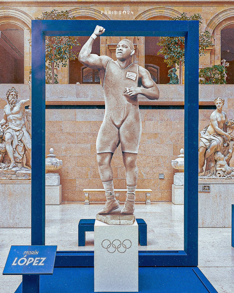 🥇🥇🥇🥇🥇 Cuba's Mijain Lopez Nunez remains unbeaten since Beijing 2008 and wins his 5th consecutive title at #Paris2024 😍

-

🥇🥇🥇🥇🥇 Le cubain Mijain Lopez Nunez reste invaincu depuis Pékin 2008 et remporte son 5ème titre consécutif à #Paris2024 😍

🎨 <a href="/muvergraphics/">𝐌𝐮𝐯𝐞𝐫</a>