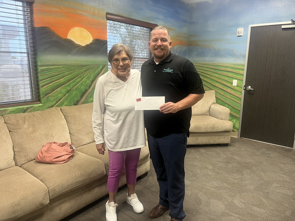 We had a wonderful visit from  Fisher's Landing Resort, who generously dropped off the proceeds from their annual Horse Show Tournament. We’re deeply grateful for their ongoing support and all they do for victims of abuse.
