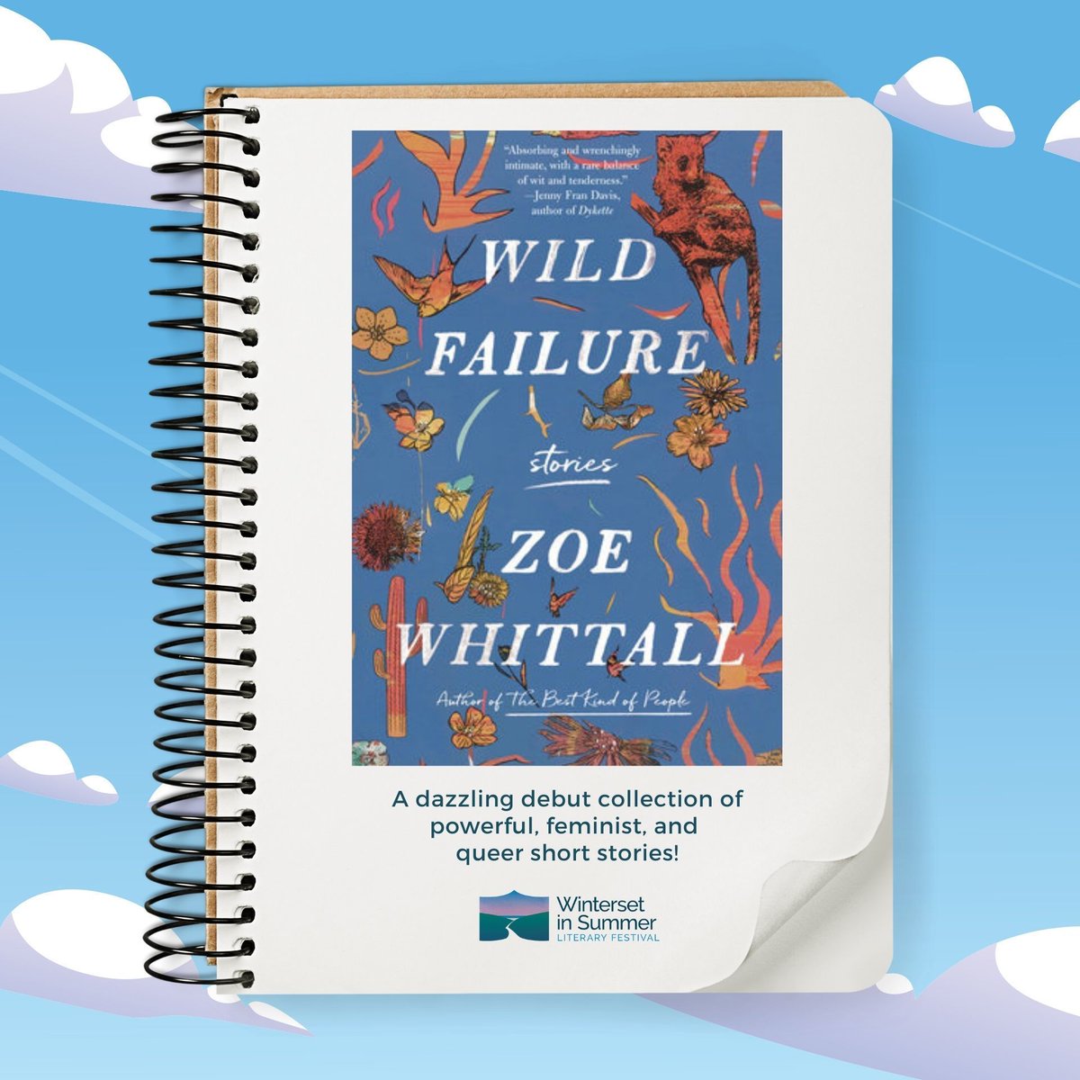Dive into ‘Wild Failure’ by @zoewitthall! This powerful short story collection is a must-read! Zoe joins us in conversation Aug. 10. Limited tickets still available. buff.ly/3WPeNBC #WintersetinSummer #Winterset2024 #NLArts #BookTwitter #ReadNL #Books
