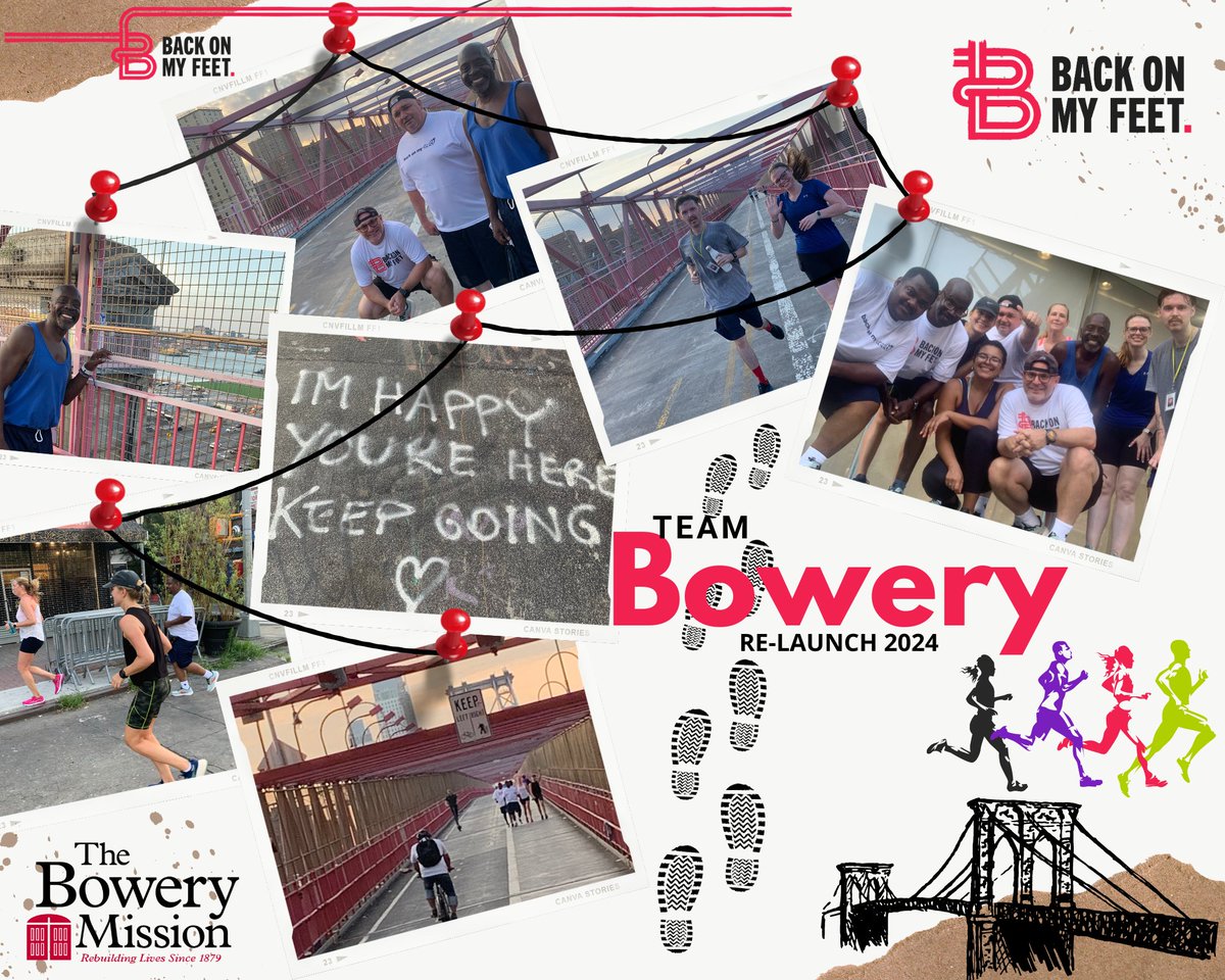 Big news for NYC! We re-launched Team Bowery and had an amazing turnout of new members and volunteers with incredible energy! We're excited to see this team grow and make strides together. 

Here's to new beginnings and a fantastic journey ahead! 

#BackonMyFeet #BoMFNYC
