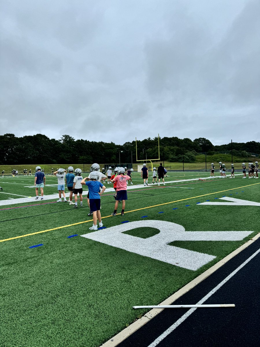 Duxbury Highschool Football Clinic is in session!