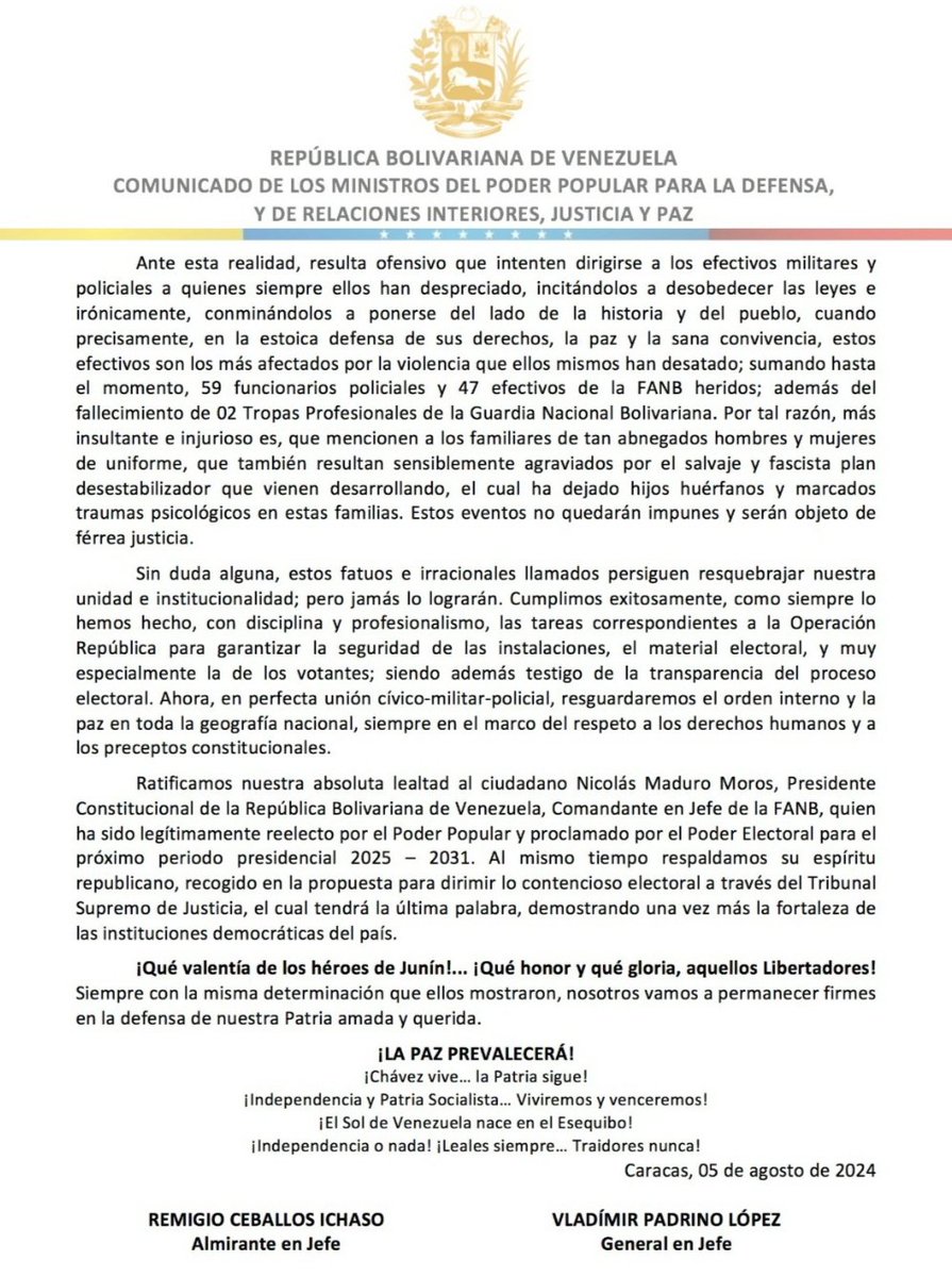 Academia Técnica Militar de la Armada Bolivariana tweet media