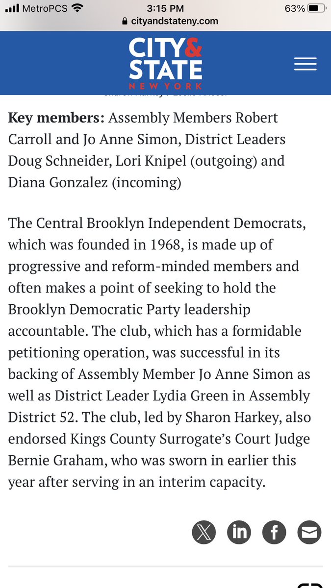 Thrilled to see that <a href="/CBIDems/">Central Brooklyn Independent Democrats</a> made the top 50 political clubs in NY!