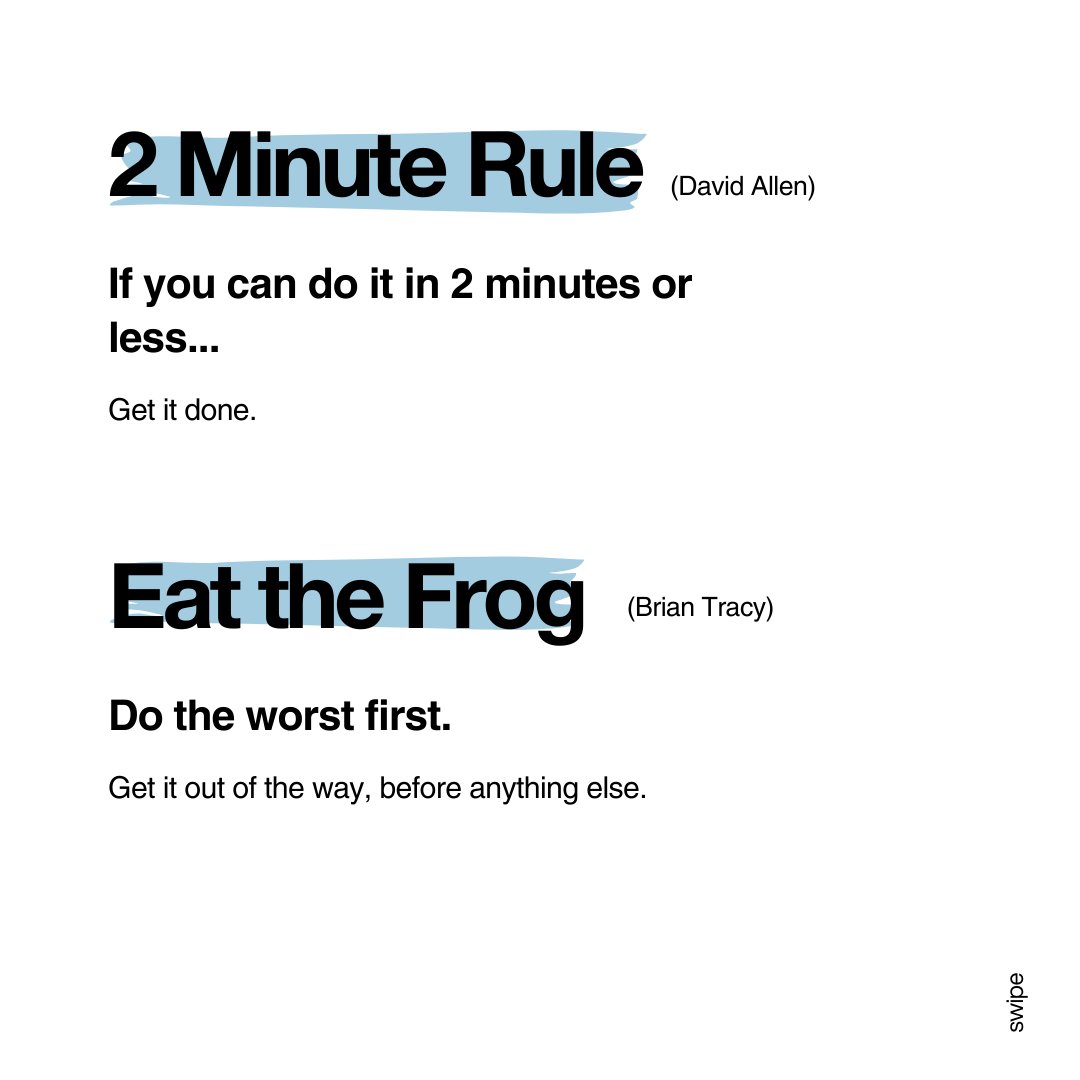 efficient's tweet image. Procrastinators, I see you! 👀
❤Like this post if you've tried one of these time management strategies!
#timemanagementtips #timemanagementskills #procrastinationtips #FocusAndProductivity #EfficientWorkflow