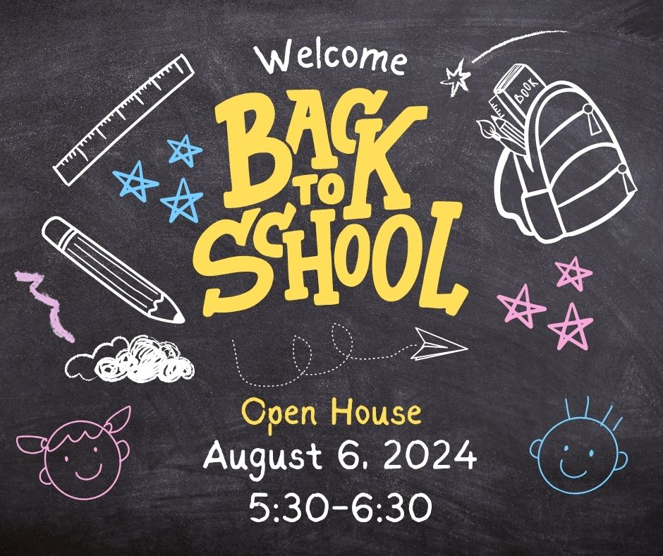 Tonight is our open house! Come meet your new teacher and see your classroom from 5:30-6:30! We can't wait to see you!