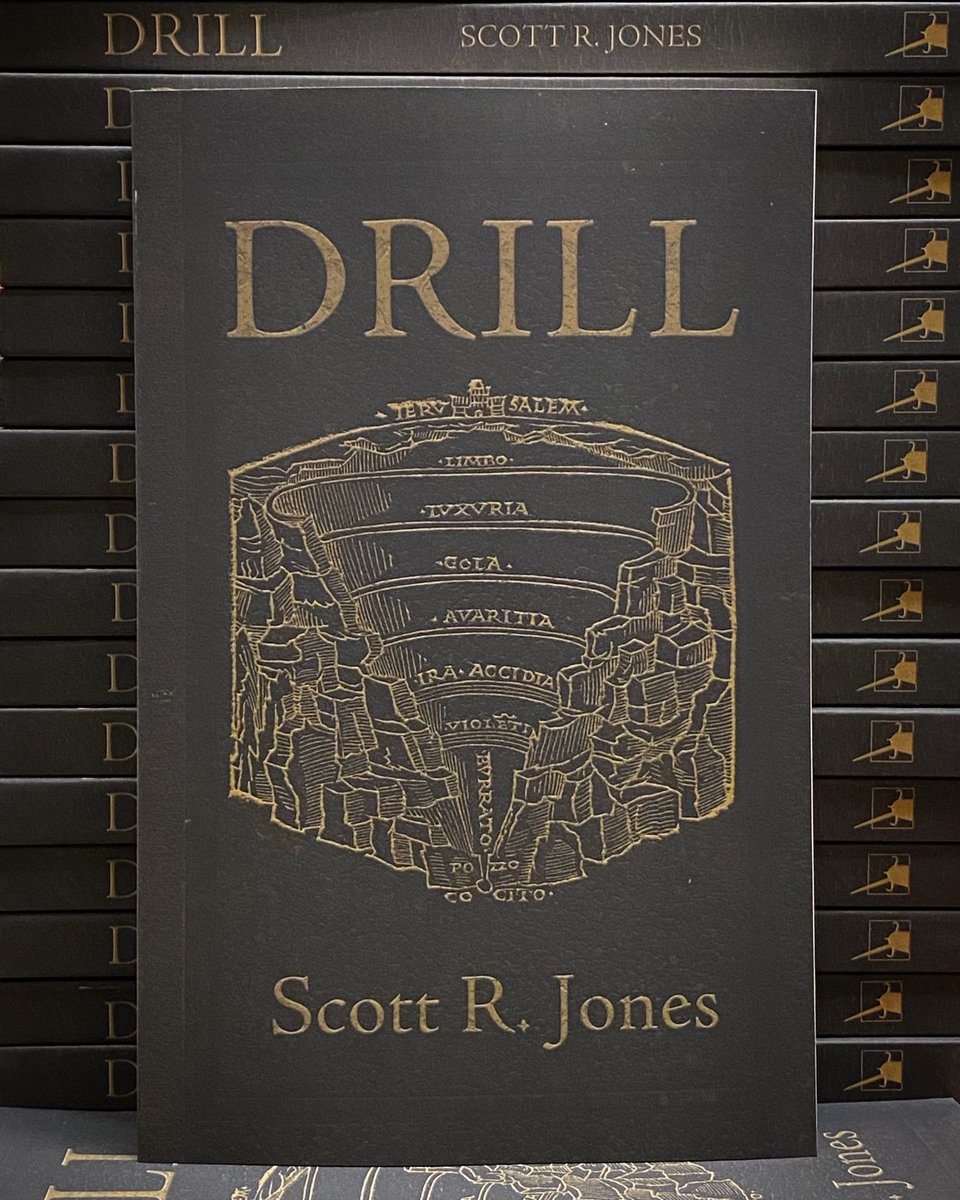 Happy Book Birthday to DRILL, a novel of cosmic horror/occult ritual from Scott R. Jones, the author of Stonefish! 🥳

Order now from local indie booksellers, most online retailers, or direct from us.

wordhorde.com/books/drill/
.
.
.
#indiepress #smallpress #horrorbooks #pubday