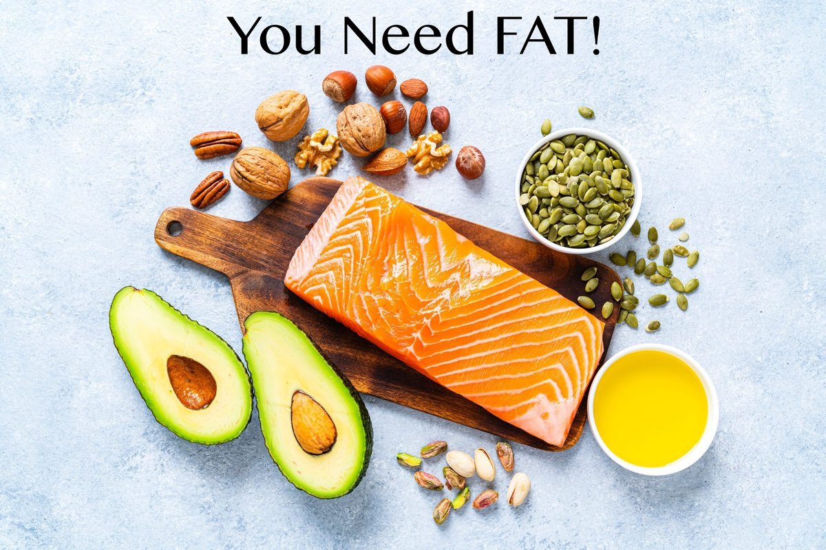 DrKeithMD's tweet photo. We all need some fat in our diet, but it's important to pay attention to the amount and type of fat we're eating. There are two main types of fat: saturated and unsaturated. https://t.co/xd3p7JWdT0