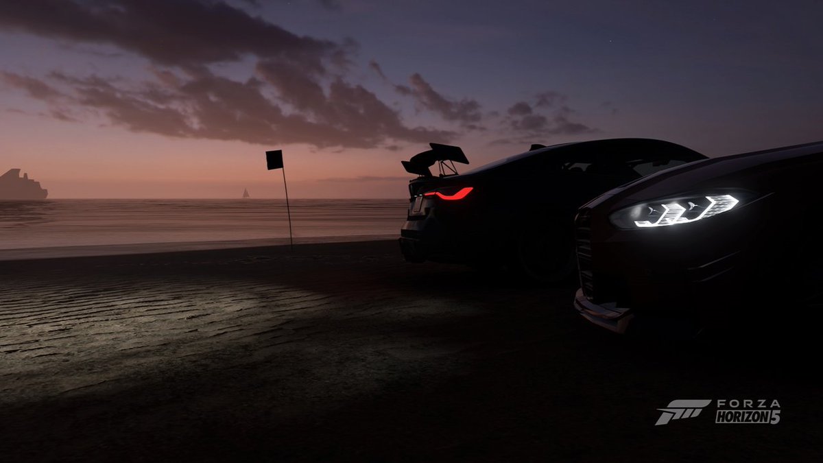 aymxnww's tweet photo. some shots at the beach ⛱️ 
#ForzaHorizon5 #m4comp https://t.co/yz5psO6MCk