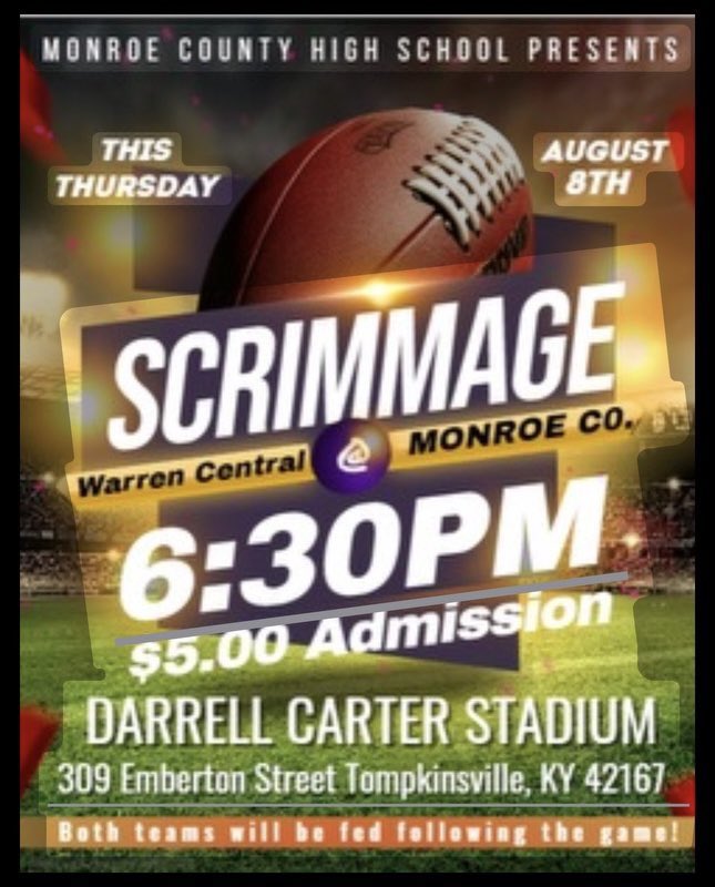 Make plans to come out to Darrell Carter Stadium on Thursday night as the Falcons host a scrimmage against the Warren Central Dragons to kickoff the season.