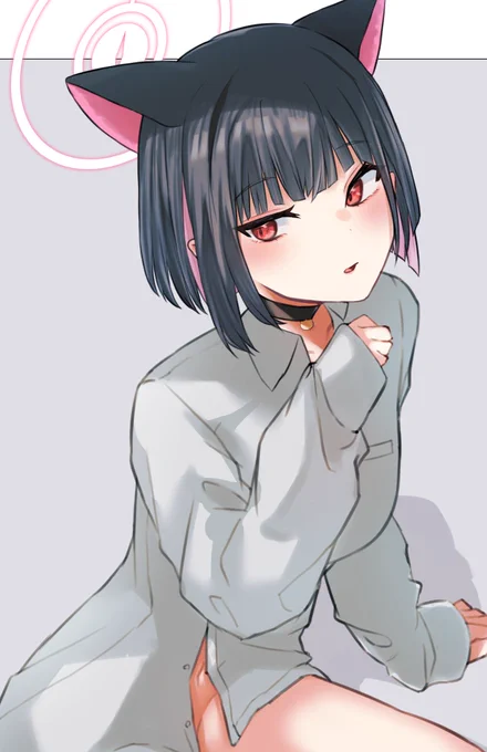 彼シャツカズサ… #ブルアカ 