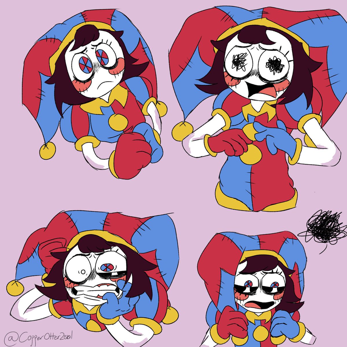 First time posting something like this on this site, and really proud of how it came along! Enjoy some Pomni! ^~^ #Pomni #TheAmazingDigitalCircus