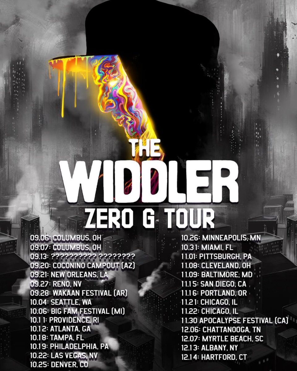 The_Widdler's tweet photo. I'm excited to officially announce my ZERO G Album Tour. 

The album's concept is to feature both sides of my production style (Fun, high energy tracks + minimal / vibey dubstep). Big ups to @subcarbon / Ebo for bringing this idea to life. https://t.co/995Elm3FAM