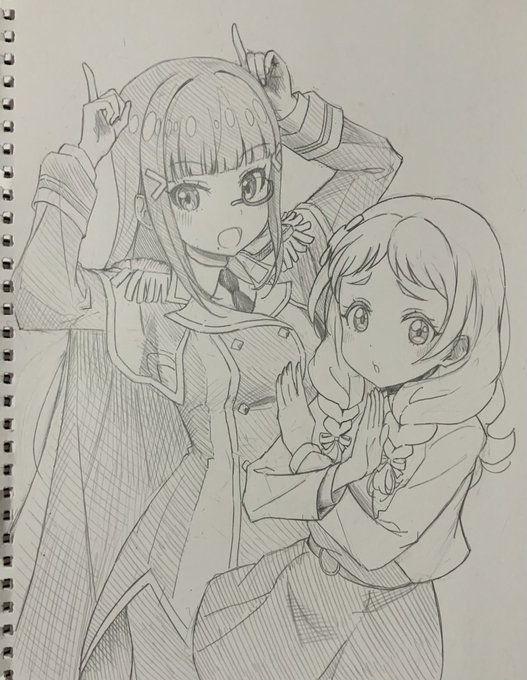 夏美ちゃんお誕生日おめでとうございます!!!!!!🎉✨✨
以前描いた絵森さんと小宮さんのツーショットから
#鬼塚夏美生誕祭2024 
#鬼塚夏美誕生祭2024 