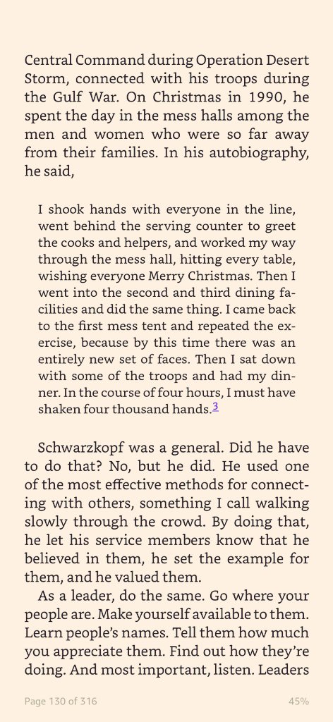 Lost my habit of reading books. It's a start, stop and start situation, but whenever I need to reflect and rethink leadership, I go back to this book. Reading a few pages tonight again. The 21 irrefutable laws of leadership. Any other suggestions are welcome.