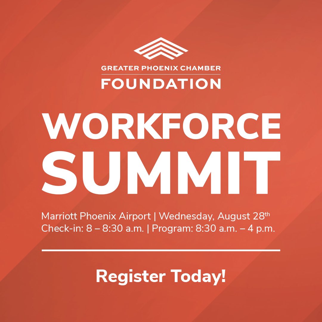 Scott Vanderpool (@vanderpoolaz) on Twitter photo I am excited to share that I will be speaking at the <a href="/phxchamberfound/">Greater Phoenix Chamber Foundation</a> annual Workforce Summit on August 28th. Join me in learning about available resources in workforce development and hear how other employers have maximized these tools. Register today: business.phoenixchamber.com/events/details… I am excited to share that I will be speaking at the <a href="/phxchamberfound/">Greater Phoenix Chamber Foundation</a> annual Workforce Summit on August 28th. Join me in learning about available resources in workforce development and hear how other employers have maximized these tools. Register today: business.phoenixchamber.com/events/details…