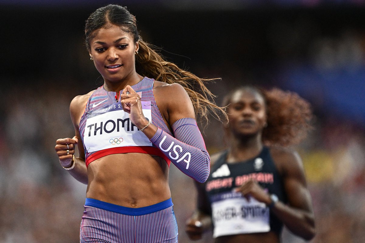 Gabrielle Thomas. Laureata in neurobiologia all'Università di Harvard e con un master in epidemiologia.

Da oggi è anche campionessa olimpica dei 200 metri piani. 🥇⚡

#GiochiOlimpici #Athletics
