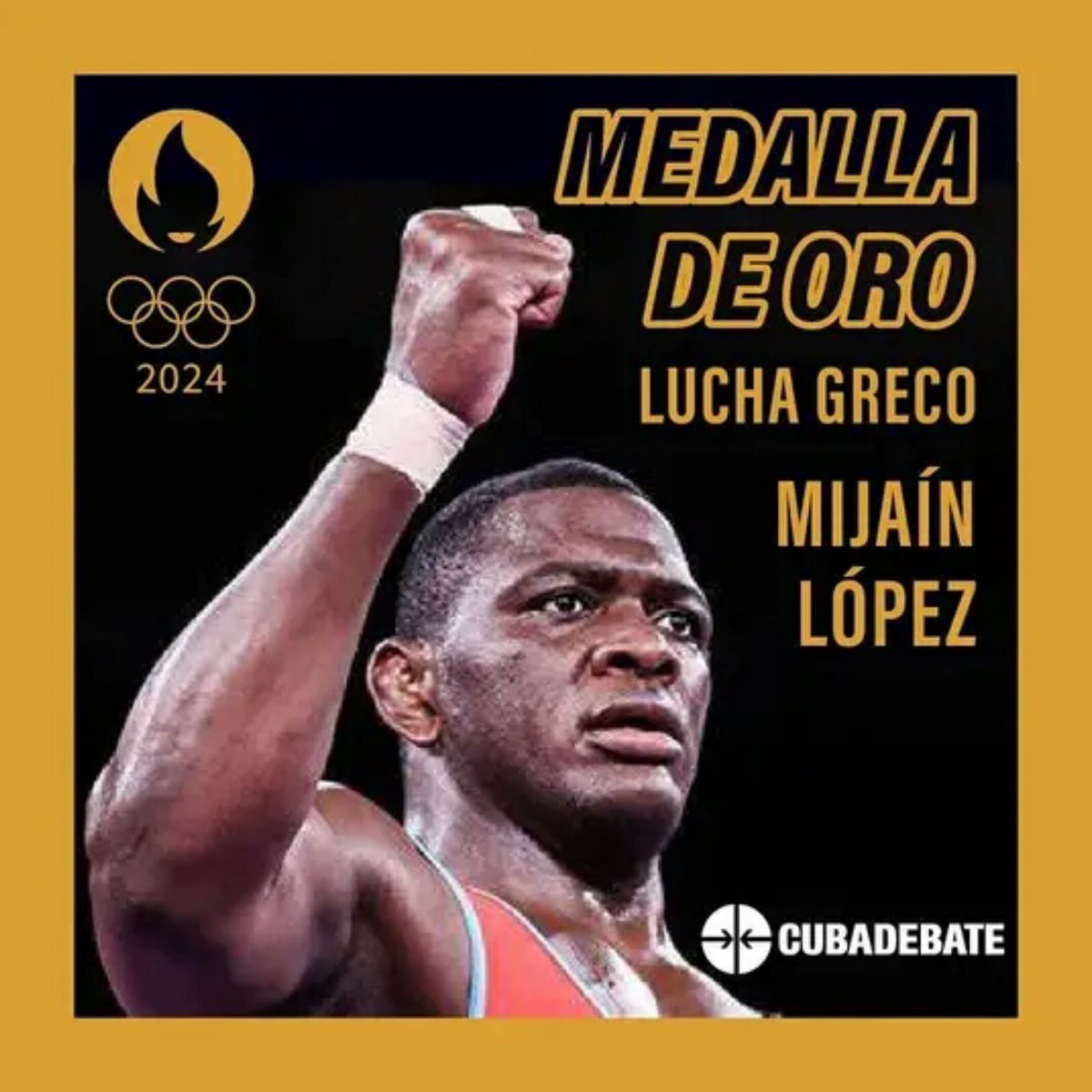 <a href="/GAzcuba/">Grupo Azucarero AZCUBA🇨🇺</a> Felicidades Campeón! Brillante actuación. 5ta Medalla de Oro. Único. Todo el pueblo feliz. #Azucareros #Cuba