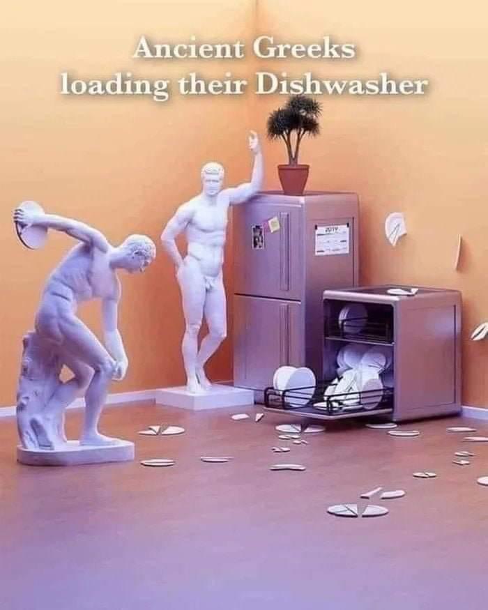 ancientorigins's tweet image. Opa!

Top 5 ancient Greek inventions! I am guessing the dishwasher wasn't one of them: ancient-origins.net/artifacts-anci… 😬

#ancientculture #ancientcivilizations #ancienthistory #ancient #greece #greek #hellas #itsallgreektome #history #memes #memesfunny #historyfacts #historylovers