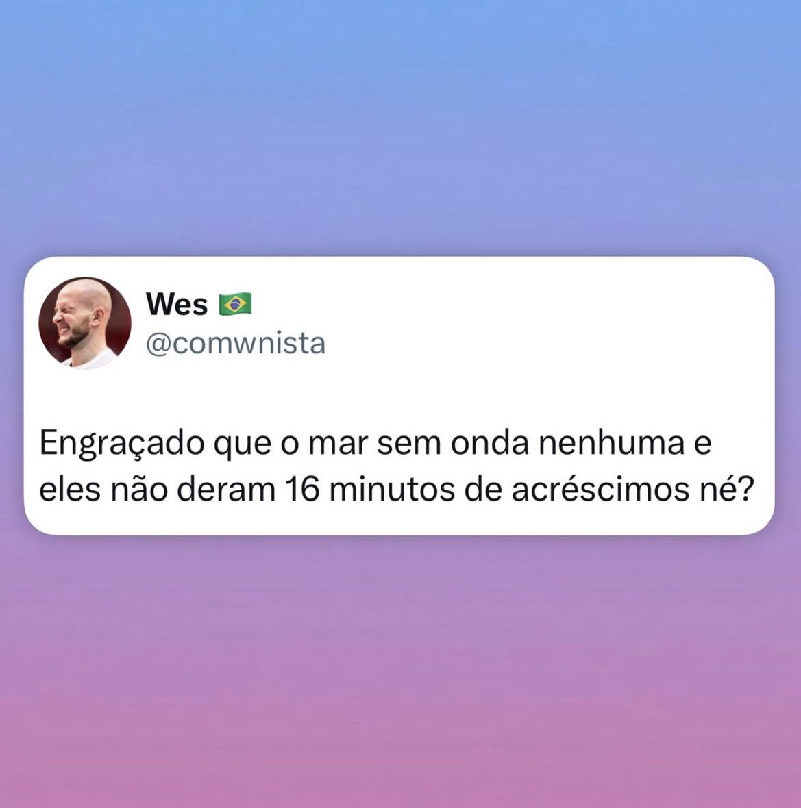 Juízes não eram nem flamenguistas nem corinthianos 😂😂😂