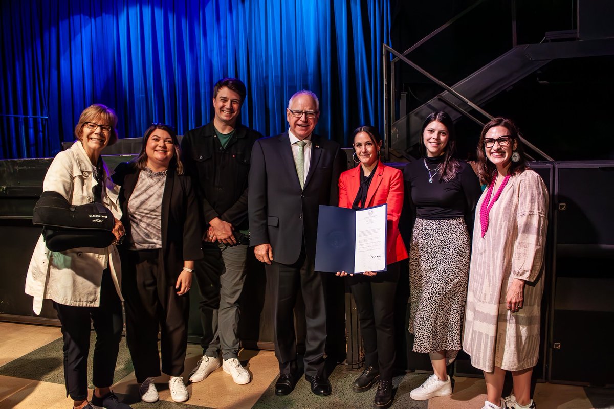 FirstAvenue's tweet photo. Congrats to friend of First Avenue, live music lover, and Governor of Minnesota, @Tim_Walz on his VP nomination! 

📸 Stacy Schwartz https://t.co/AreU6bNvvQ