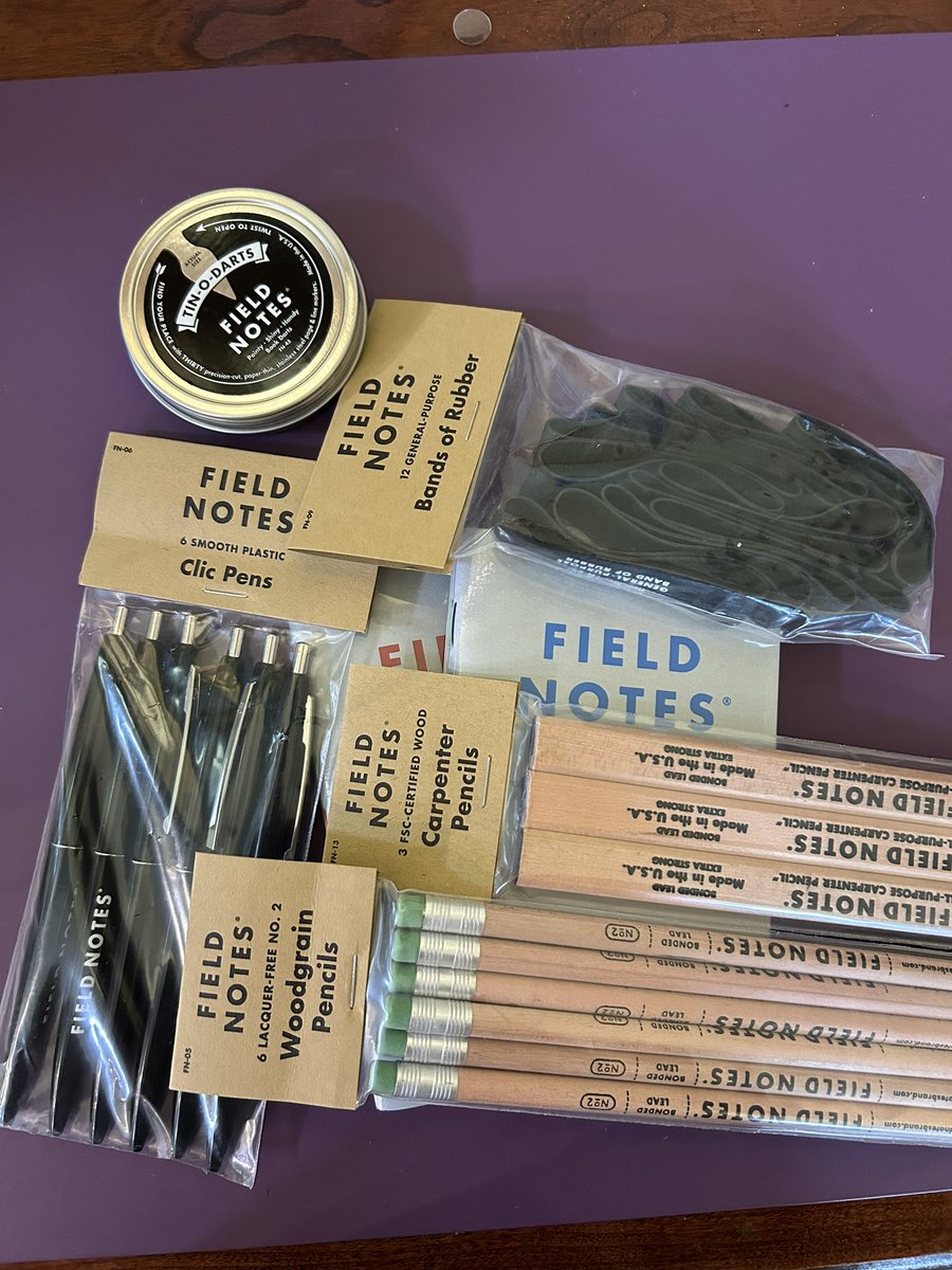 penluvr2's tweet image. We have the latest edition field notes in stock as well as many of their other useful products. Shop online anytime or come visit your local mom-n-pup pen shop.  penloversparadise.com/product-catego… #penloversparadise #fieldnotes #pocketnotebook #pens #pencils