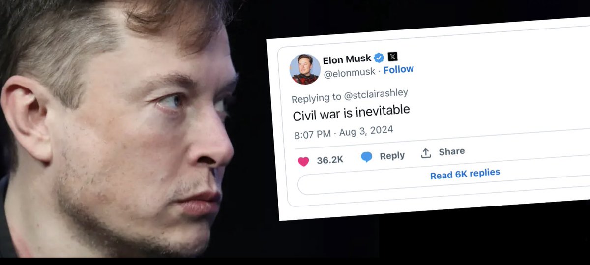 #ElonMusk | A clear and present danger. Seems unlikely that his other enterprises can escape the angry, destructive behavior that poisoned Twitter. This will not end well.
