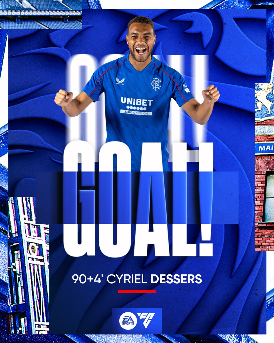 RangersFC's tweet image. GET IN @CyrielDessers 👊