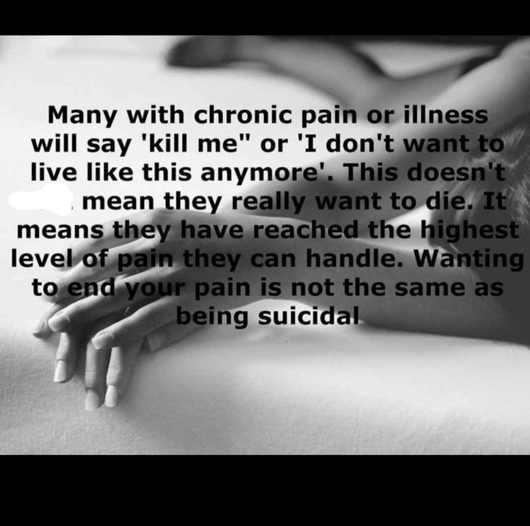 This.
I 100% want to live an enjoyable life with my gorgeous children but, the pain from my injury is incessantly overwhelming and exhausting.