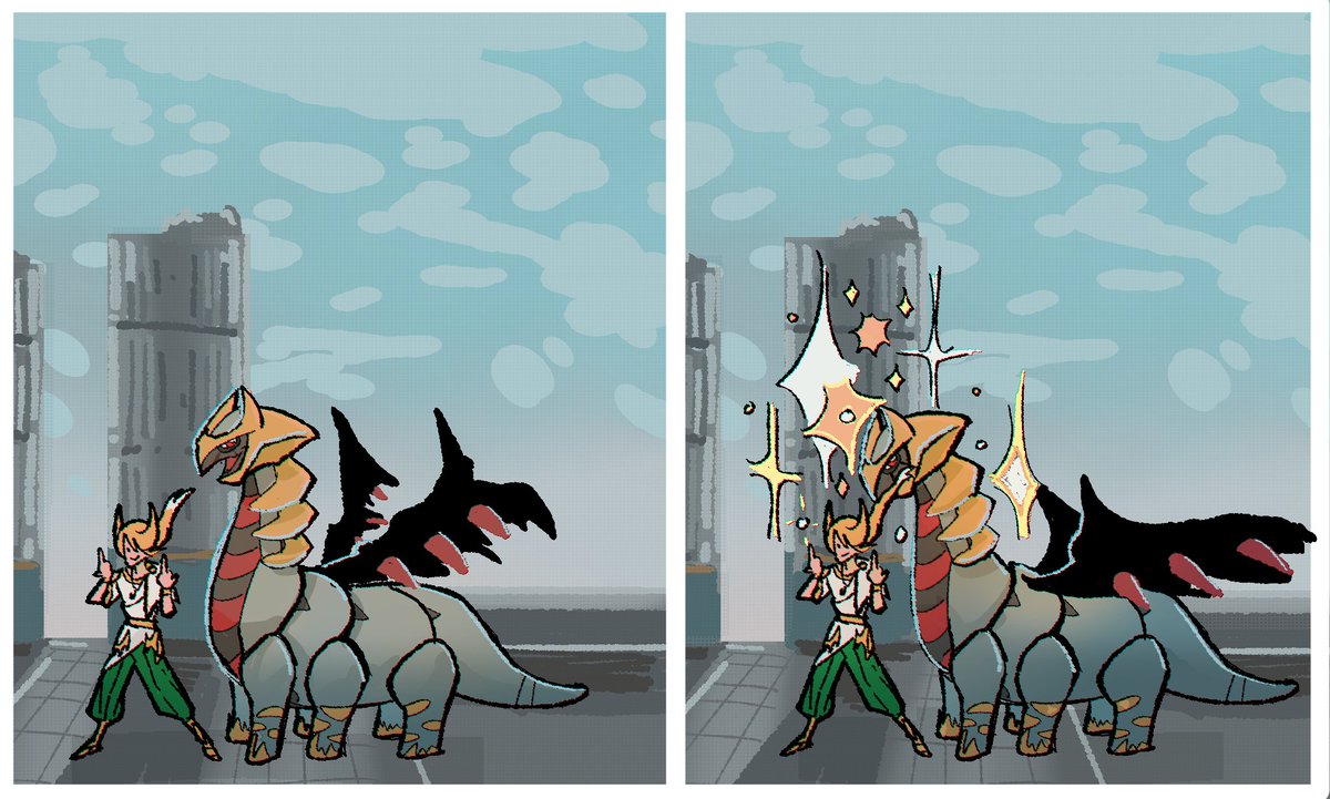 pay2wrynn's tweet photo. #pokemonlegendsarceus chomp :> https://t.co/ozcPn1D4Tc