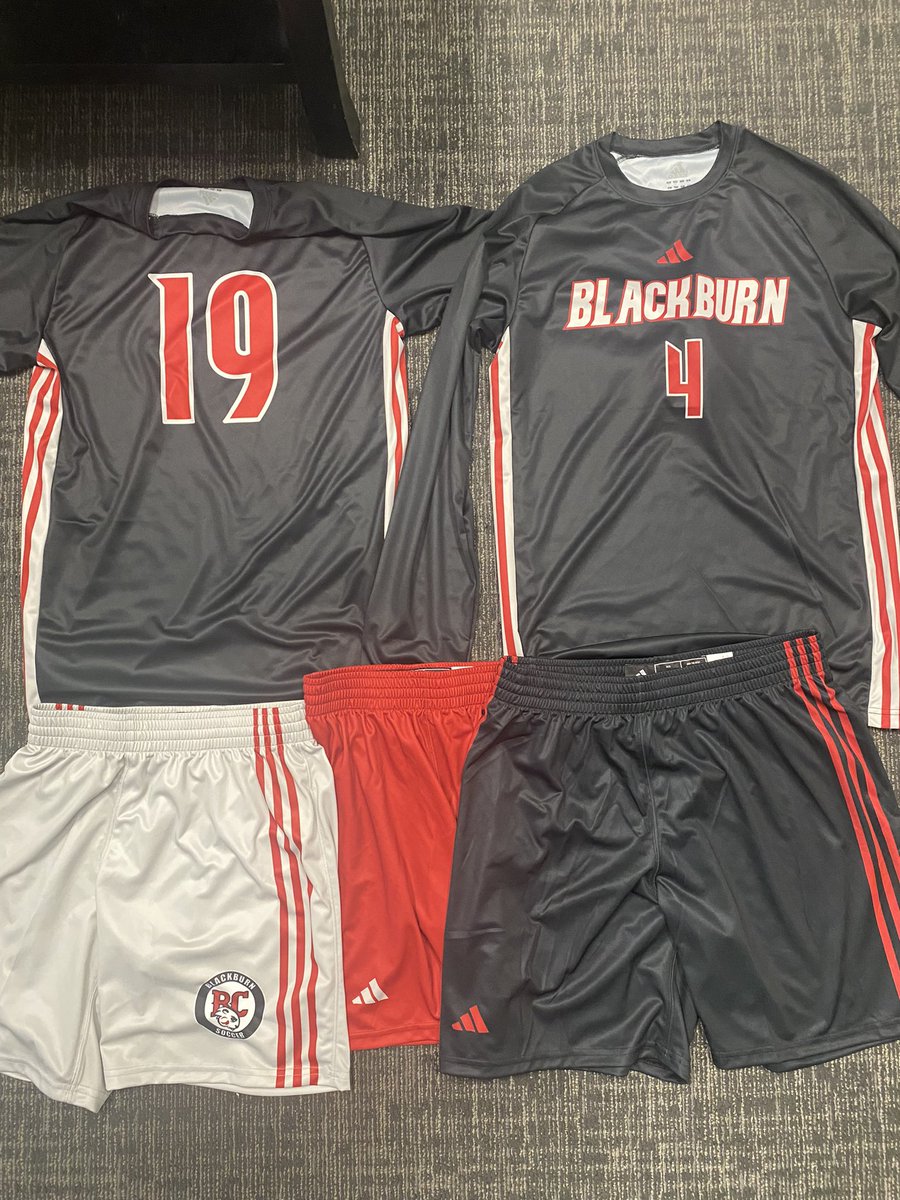 BlackburnSoccer's tweet photo. Adidas custom long sleeve kits arrived!! #builtdamtough https://t.co/5blEnaz0fa
