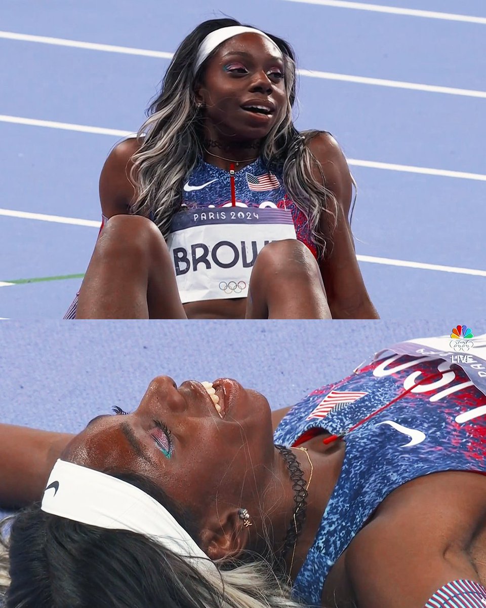 travismillerx13's tweet photo. 🇺🇸Brittany Brown is an OLYMPIC MEDALIST!

200m 🥉 @brittanyshamere https://t.co/HHR7SumClk