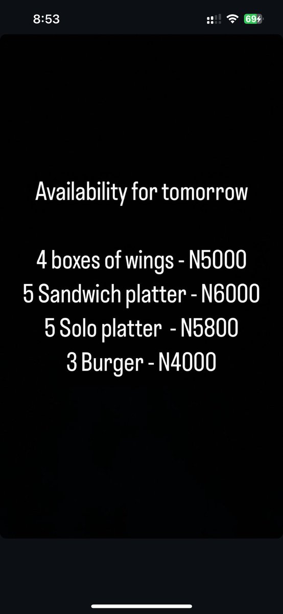 justwings_ng's tweet photo. Now taking orders for tomorrow https://t.co/P02mposmXR
