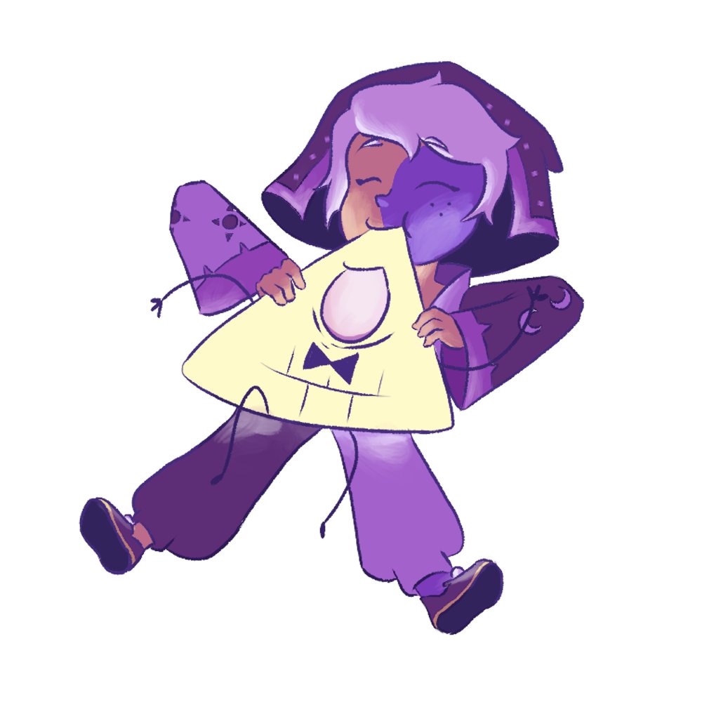 Ahora que el fandom de GF revivió, hice este pequeño dibujo del coleccionista conociendo a Bill || Now that #GravityFalls fandom is revived, I made this little drawing of #TheCollectorTOH meeting #BillCipher.