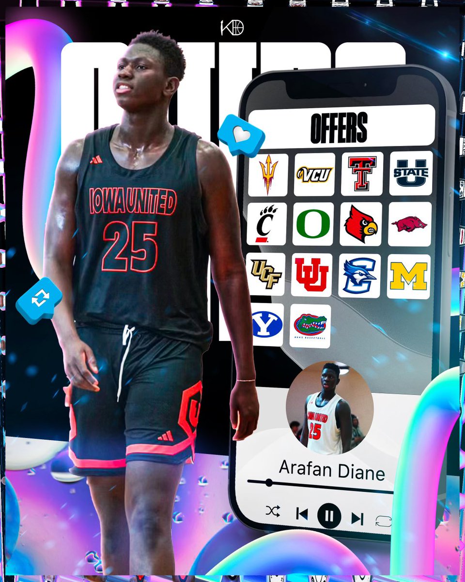Iowa United (@teamiowaunited) on Twitter photo Arafan Diane (<a href="/DianeArafan1/">Arafan Diane</a>) had an impressive summer playing FIBA U17 for Guinea. One of the top centers in the class of 2026. Arafan Diane (<a href="/DianeArafan1/">Arafan Diane</a>) had an impressive summer playing FIBA U17 for Guinea. One of the top centers in the class of 2026.