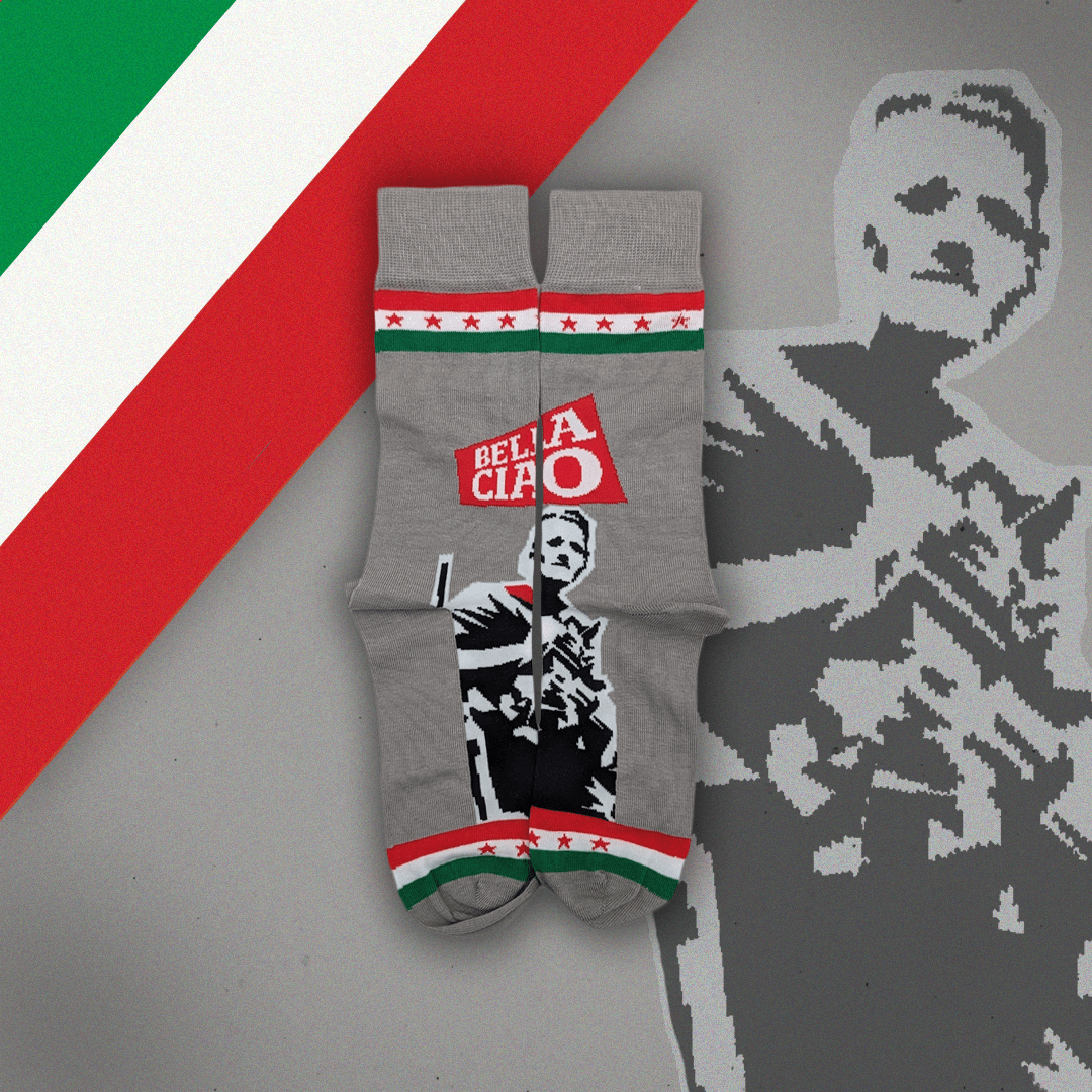 SockCouncil's tweet photo. 🔴⚪️🟢 Bella Ciao Socks!

https://t.co/wXODh6L3u7

Inspired by Italian partisans and their anthem that has become a terrace favourite! https://t.co/RkjVGGfoSx
