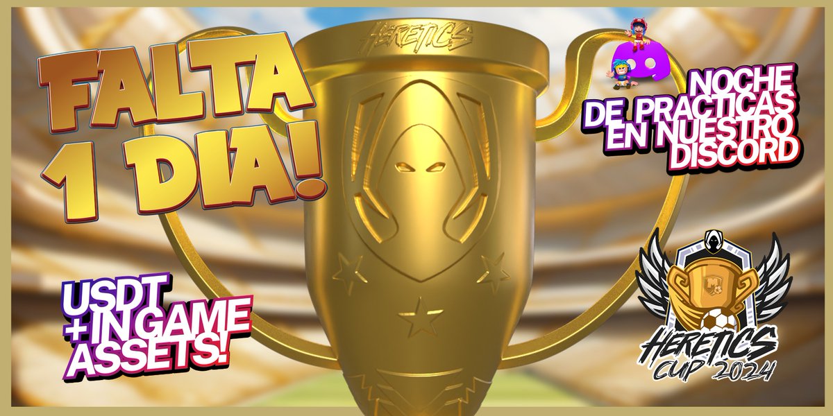Mokens League (@mokensleague) on Twitter photo ⚽️ MAÑANA! 🏆
CUPOS LLENOS!  🥵
A solo un dia de la Heretics Cup - <a href="/MokensLeague/">Mokens League</a> x <a href="/TeamHeretics/">Team Heretics</a> 📣 😼
📅 7 de agosto.
📍 En nuestro discord oficial.
Segui las finales en 👇 twitch.tv/hurugaming_
#MokensLeague ⚽️ MAÑANA! 🏆
CUPOS LLENOS!  🥵
A solo un dia de la Heretics Cup - <a href="/MokensLeague/">Mokens League</a> x <a href="/TeamHeretics/">Team Heretics</a> 📣 😼
📅 7 de agosto.
📍 En nuestro discord oficial.
Segui las finales en 👇 twitch.tv/hurugaming_
#MokensLeague