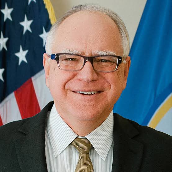 Tim Walz is gonna be the first VP to run on free school lunches, expanding background checks and a national thermostat minimum of 74 degrees.