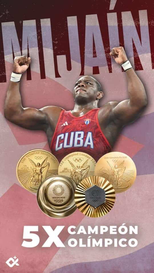 💪Felicidades campeón 🥳🥳🥳
Eres grande entre grande!!! Aquí te espera tu #Patria tu #Cuba orgullosa de tu victoria 👏👏👏👏