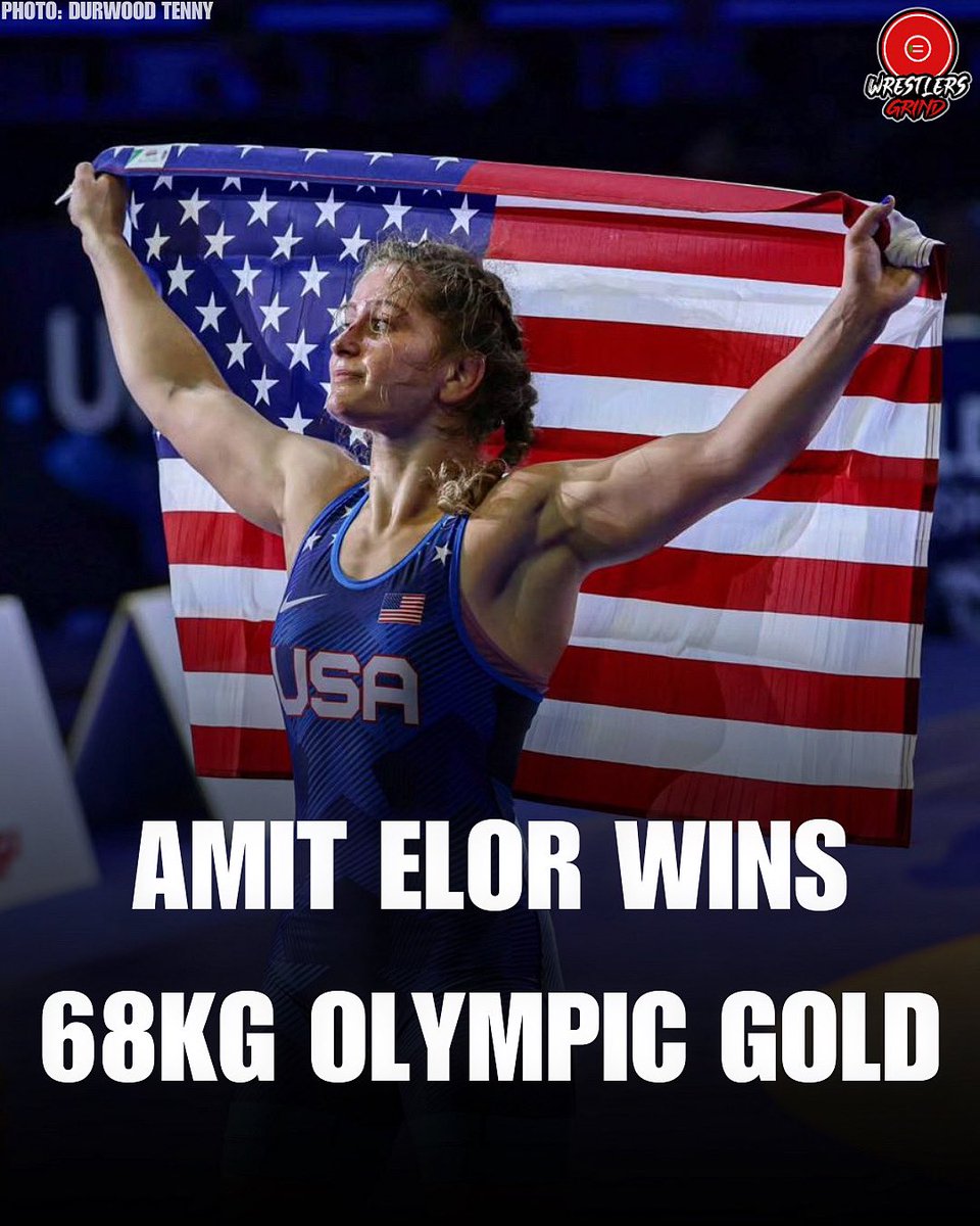 HISTORY! 🇺🇸🥇

Amit Elor becomes the youngest American wrestler to win Olympic Gold at 20-years-old! 

Elor defeats Meerim Zhumanazarova (Kyrgyzstan) 3-0.