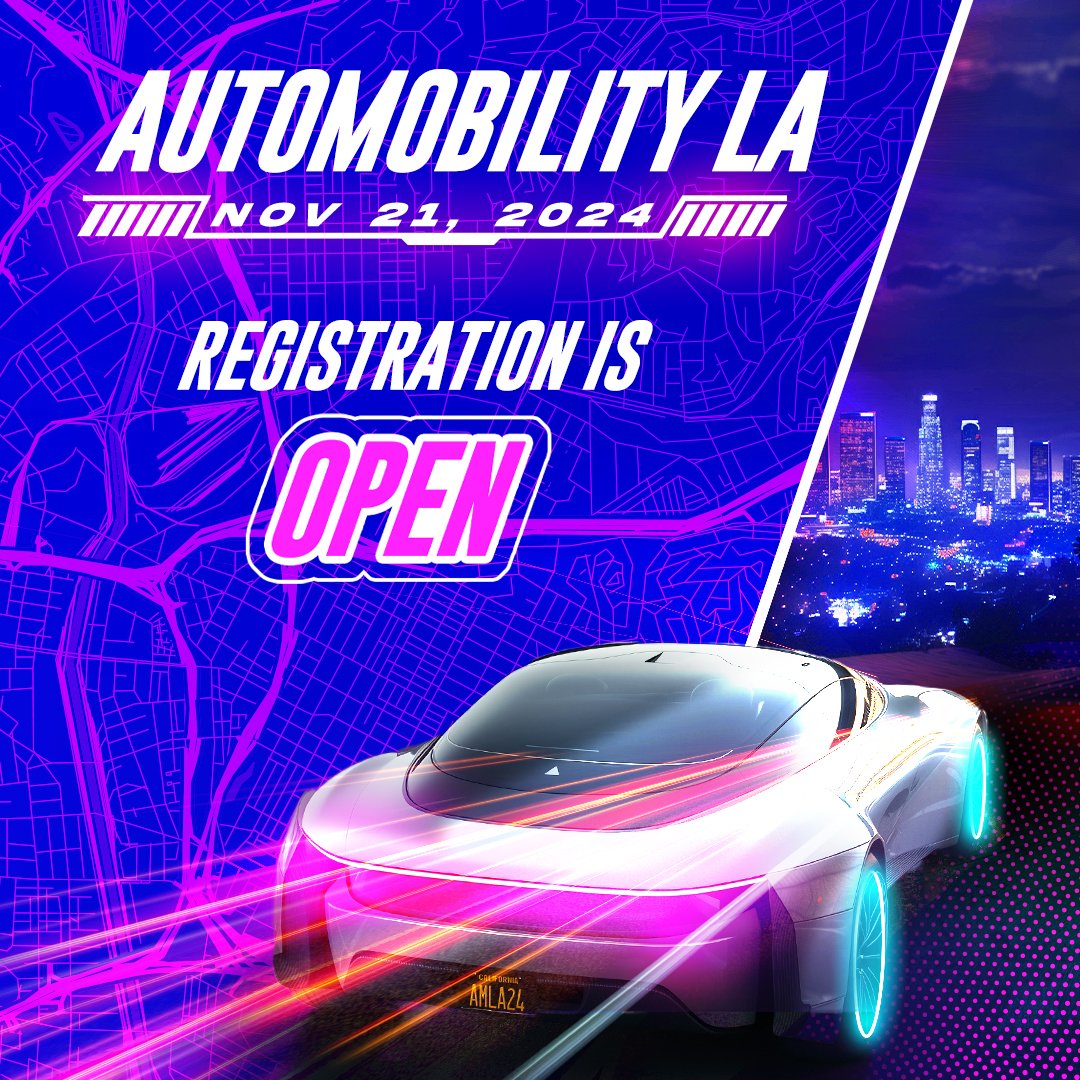 More to see, more to discover at AutoMobility LA 2024. 

Join us on November 21 at the Los Angeles Convention Center to secure your spot today!

Early bird pricing is just $149 through October 31. Accredited media journalists are complimentary.

automobilityla-2024.reg.buzz