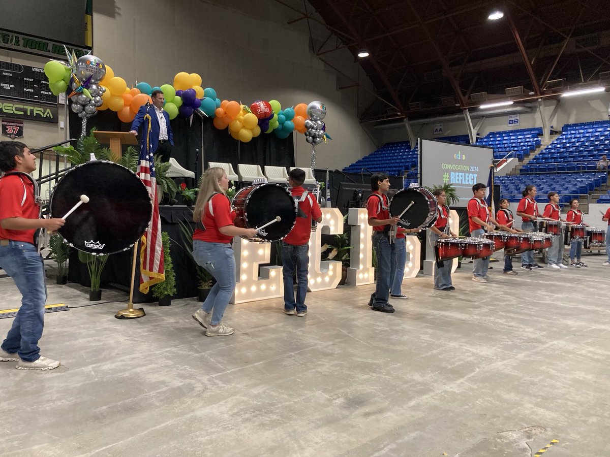 Ohs drumline performs to end convocation