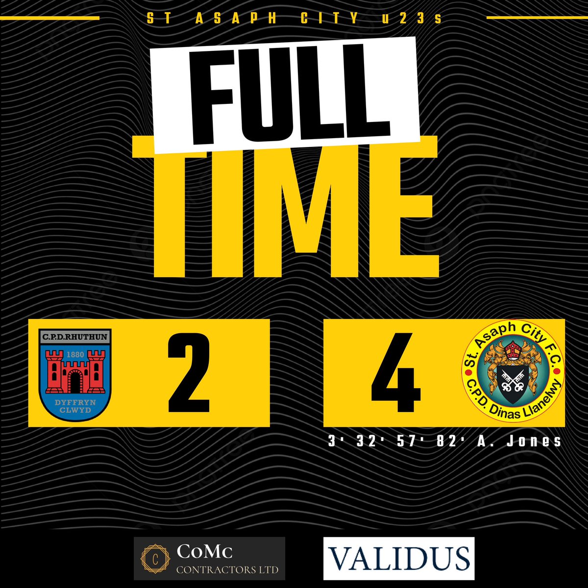 The season starts with a win for the U23 away at <a href="/RuthinTownFC/">Ruthin Town FC - Clwb Pêl-droed Rhuthun</a>. All goals scored by Alfie Jones